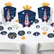 Big Dot of Happiness Blast Off to Outer Space - Rocket Ship Baby Shower or Birthday Party Decor and Confetti - Terrific Table Centerpiece Kit 30 Ct